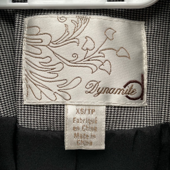 Dynamite blazer with shoulders leather detailing - Picture 11 of 14